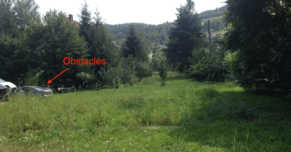 The grass was pretty out of control. It looked like a tough, and endless job.